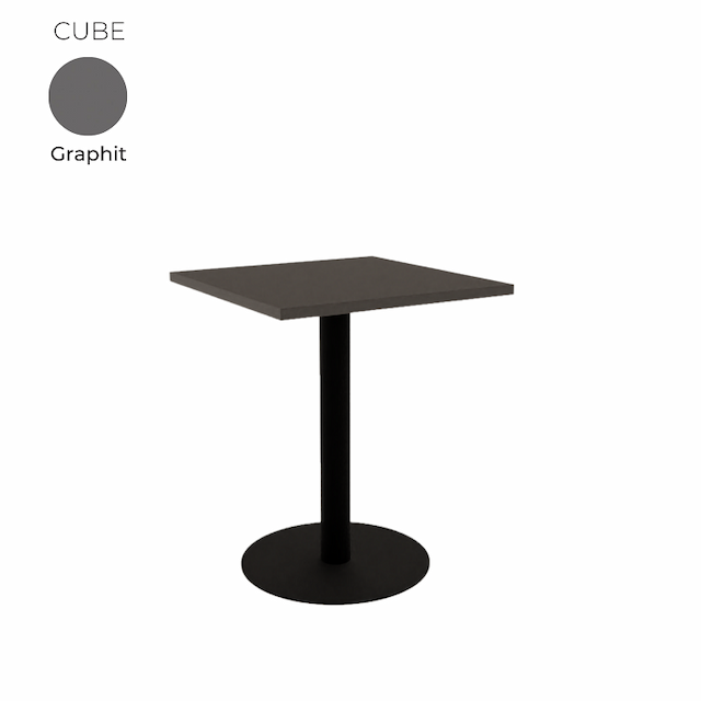 Стол обеденный квадратный Алсав 21CUBE.006 Graphit