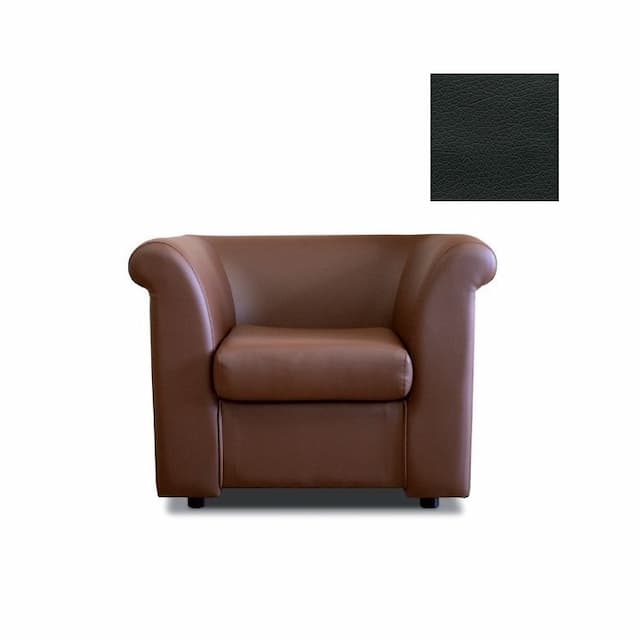 Кресло Юнитекс ПАРЛАМЕНТ М.К1.05.3.Ч 8FM1ZZZZMFZ экокожа премиум / черная