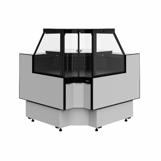 Витрина холодильная Carboma Palm 3 GC95 VM-6-1 внутренний угол без боковин (версия 2.0) 9006-0430