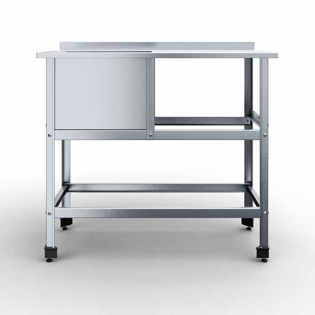 Ванна-стол рабочая поверхность-справа Rada ВМСВПЧ-1(П)-15/7/8,5