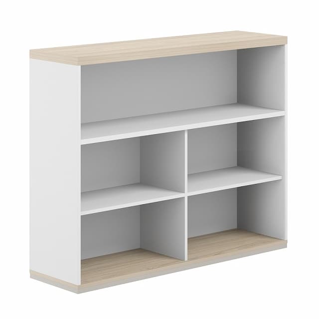 Стеллаж-комбо 1238 односторонний Norden Allegro AG.251.302.671.WH с топом и экраном ЛДСП