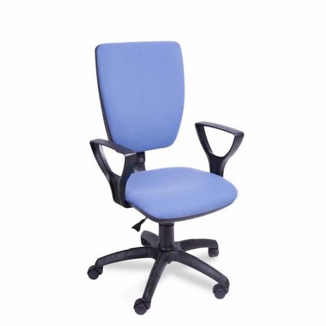 Кресло для персонала Мирэй НОТА new Гольф Синхро, ткань цветная серия В