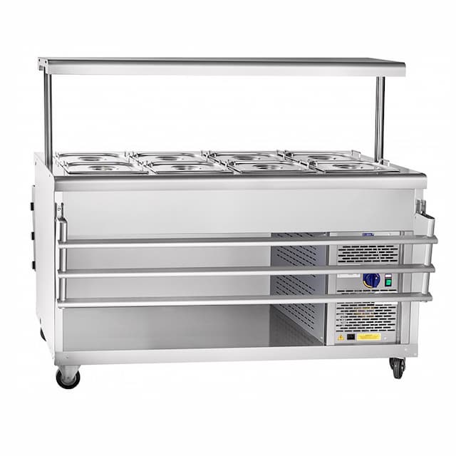 Прилавок холодильный Abat  ПВВ(Н)-70ПМ-01-НШ