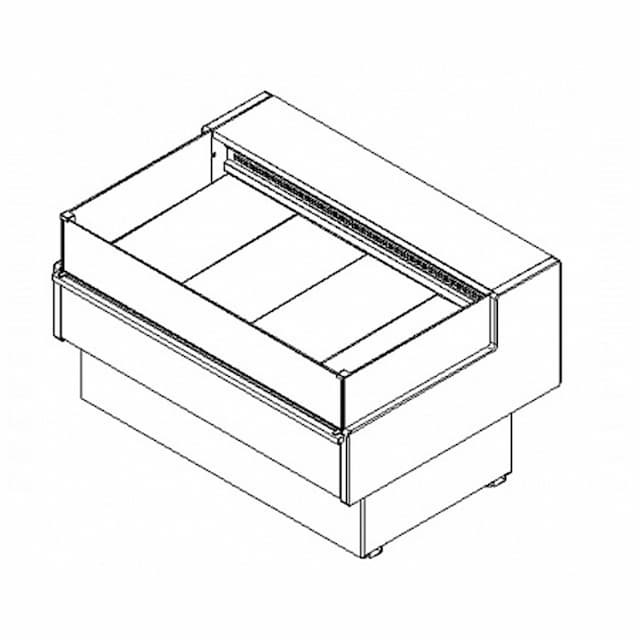 Витрина холодильная Полюс BAVARIA 2 GC110 SM 1,25-2 без боковин (ВХСо-1,25 Carboma GC110)